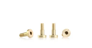 S-132A1	Metric brass screw flat head 4.5mm x 7.2mm – SHORT (x6)