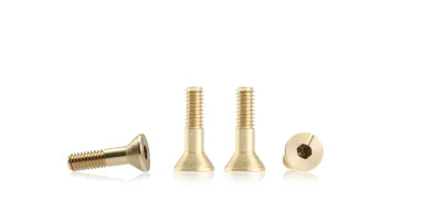 S-133A2 Metric brass screw sink head 4.5mm x 9.2mm – LONG (x6)