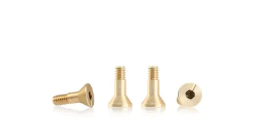 S-133B1 Metric brass screw sink head 4.25mm x 7.2mm – SHORT (x6)