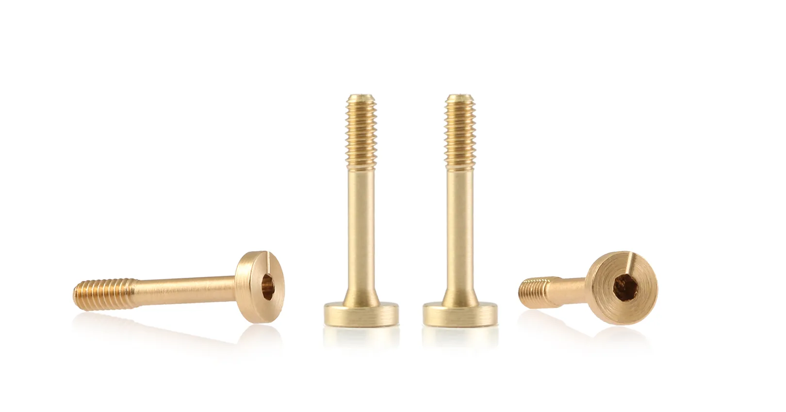 S-135A2 Suspension brass screw M2 flat self-centering head 4.5mm x 11.5mm – LONG (x4)