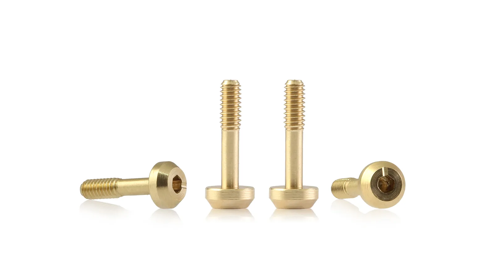 S-136B1 Suspension brass screw M2 flat head 4.25mm x 9.5mm – SHORT (x4)