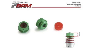 S-140B1 Aluminum nuts 3.8mm + O.R. (x4)