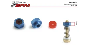 S-140B2 Aluminum nuts 2.8mm + O.R. (x4)