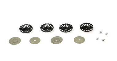 S-324O Porsche 911 GT1 set BLACK OZ inserts + photo-etched + aluminum nuts