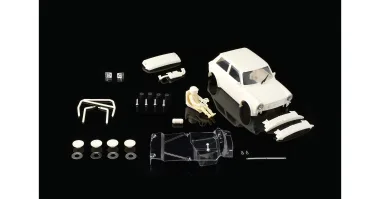 S-401ABA A112 ABARTH – Full white body kit with lexan cockpit + wheel inserts – “OLD BODY STYLE”