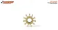 SC-1094A55 Brass Pinion 11z ø5,5mm for 2mm axle shaft equivalent SI-PI11