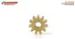 SC-1094A65 Brass Pinion 11z ø6,5mm for 2mm axle shaft