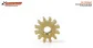 SC-1095A67 Scaleauto  Brass Pinion 12z ø6,75mm for 2mm axle shaft
