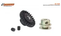 SC-1113R Nylon crown Gear 27t. M50 with M2.5 screw for 3/32" axle