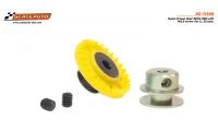 SC-1114R Nylon crown Gear 28t. M50 with M2.5 screw for 3/32" axle