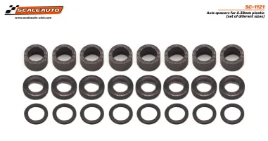 SC-1121 Plastic Axle Spacers for 3/32" axles