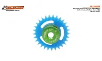 SC-1169BR Nylon Anglewinder Gear 29t. diam. 15.8mm