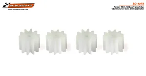 SC-1293 Pinion 10 th M50 polyamide for 1.5mm motor axle. 5mm diameter