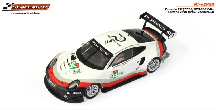 SC-6292R Porsche 991.2 GT3 RSR #94 2018 Le Mans