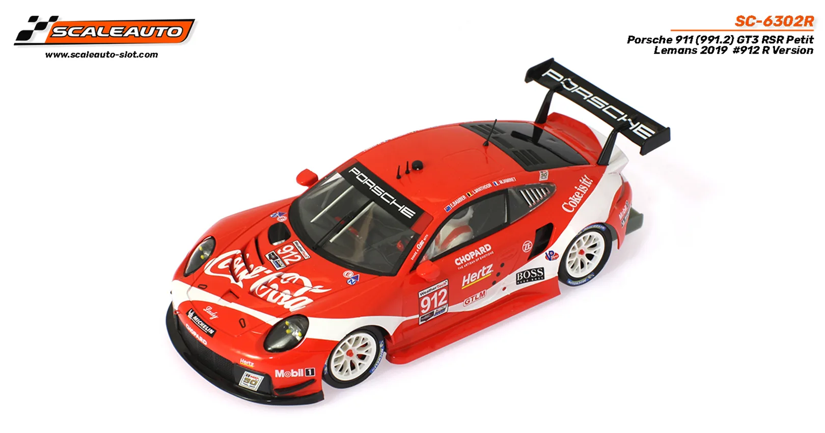 SC-6302R Porsche 911 (991.2) GT3 RSR Petit Lemans 2019 #912 R series